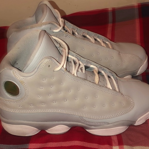 Jordan 13 Retro Wolf Grey Deadly Pink - Picture 3 of 5